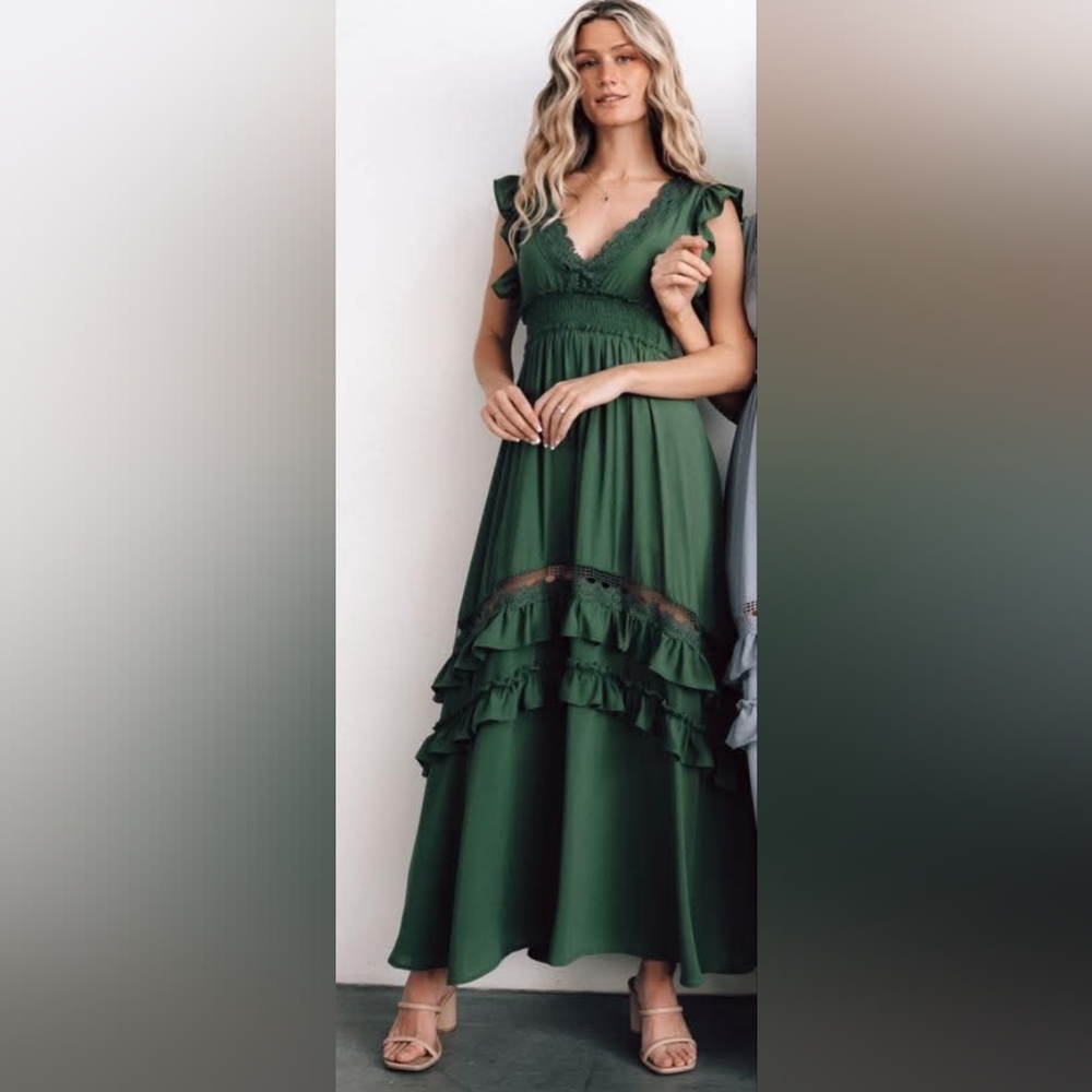 Jasmine Ruffle Maxi Dress